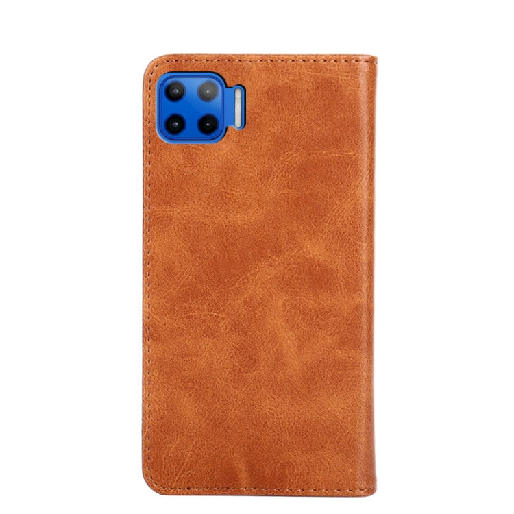 For Motorola Moto G 5G Plus Non-Magnetic Retro Texture Horizontal Flip Leather Case with Holder & Card Slots & Wallet