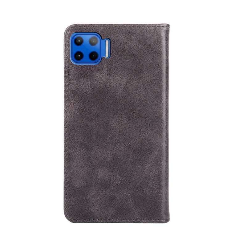 For Motorola Moto G 5G Plus Non-Magnetic Retro Texture Horizontal Flip Leather Case with Holder & Card Slots & Wallet