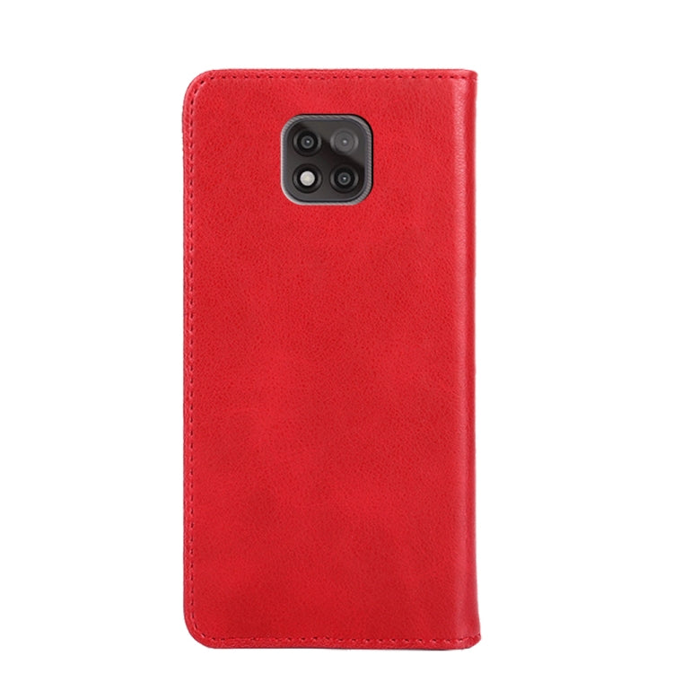For Motorola Moto G Power 2021 Non-Magnetic Retro Texture Horizontal Flip Leather Case with Holder & Card Slots & Wallet