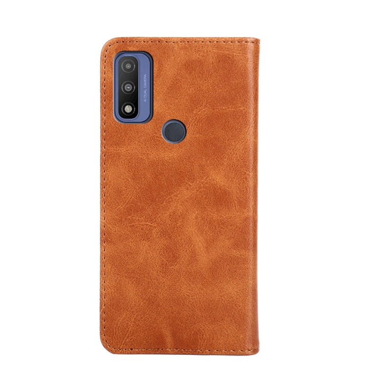 For Motorola Moto G Pure Non-Magnetic Retro Texture Horizontal Flip Leather Case with Holder & Card Slots & Wallet