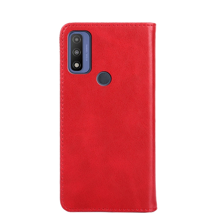 For Motorola Moto G Pure Non-Magnetic Retro Texture Horizontal Flip Leather Case with Holder & Card Slots & Wallet
