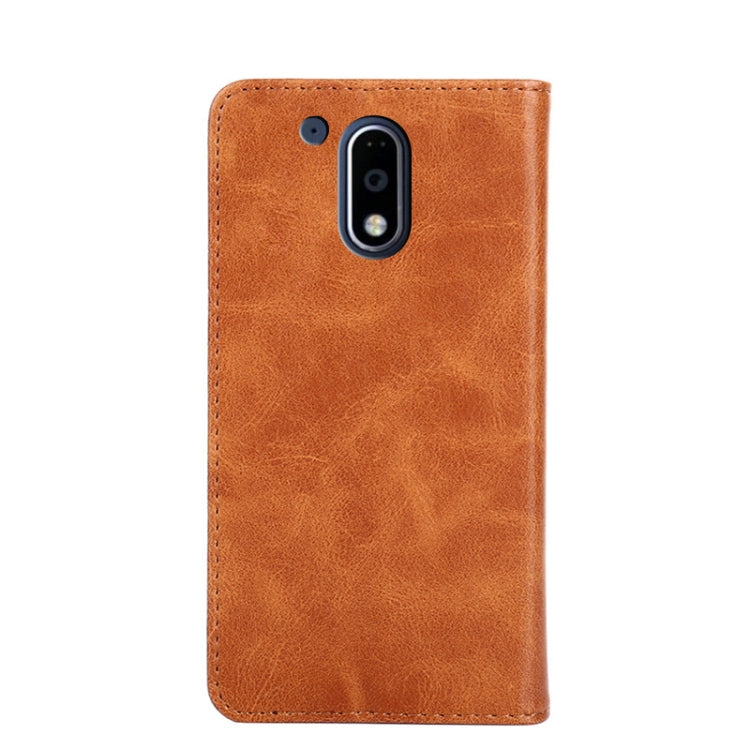 For Motorola Moto G4 Plus Non-Magnetic Retro Texture Horizontal Flip Leather Case with Holder & Card Slots & Wallet