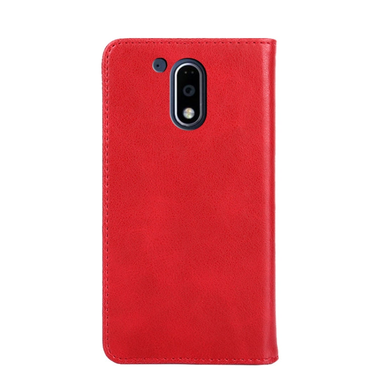 For Motorola Moto G4 Plus Non-Magnetic Retro Texture Horizontal Flip Leather Case with Holder & Card Slots & Wallet