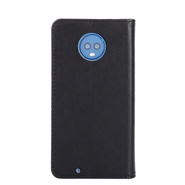 For Motorola Moto G6 Non-Magnetic Retro Texture Horizontal Flip Leather Case with Holder & Card Slots & Wallet