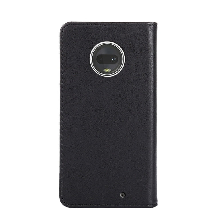 For Motorola Moto G7 Non-Magnetic Retro Texture Horizontal Flip Leather Case with Holder & Card Slots & Wallet