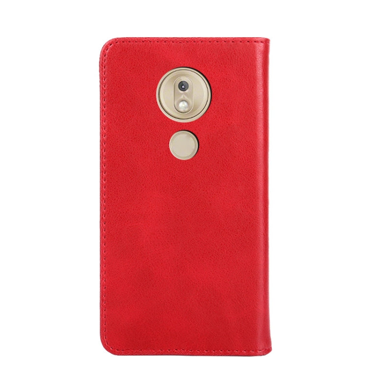 For Motorola Moto G7 Play(EU) Non-Magnetic Retro Texture Horizontal Flip Leather Case with Holder & Card Slots & Wallet