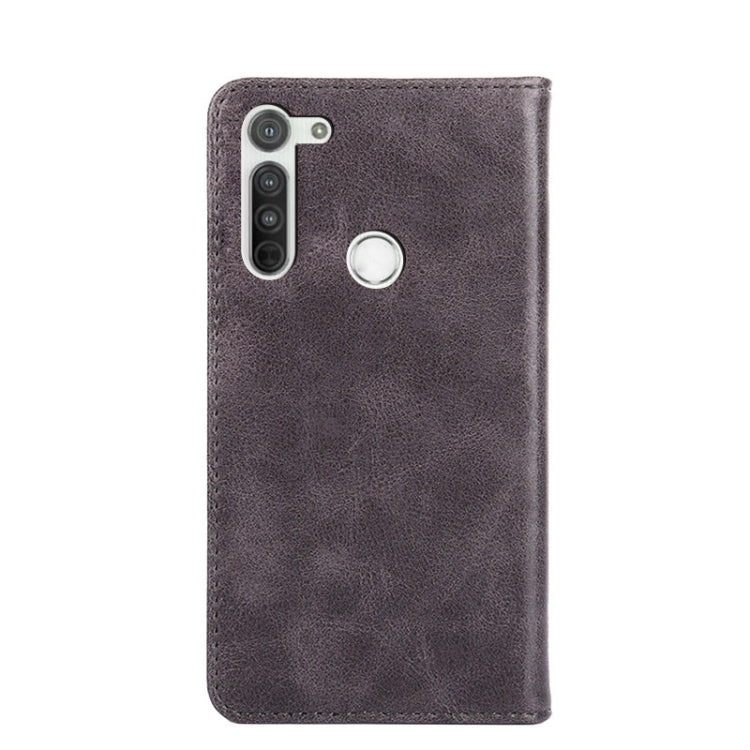 For Motorola Moto G8 Non-Magnetic Retro Texture Horizontal Flip Leather Case with Holder & Card Slots & Wallet