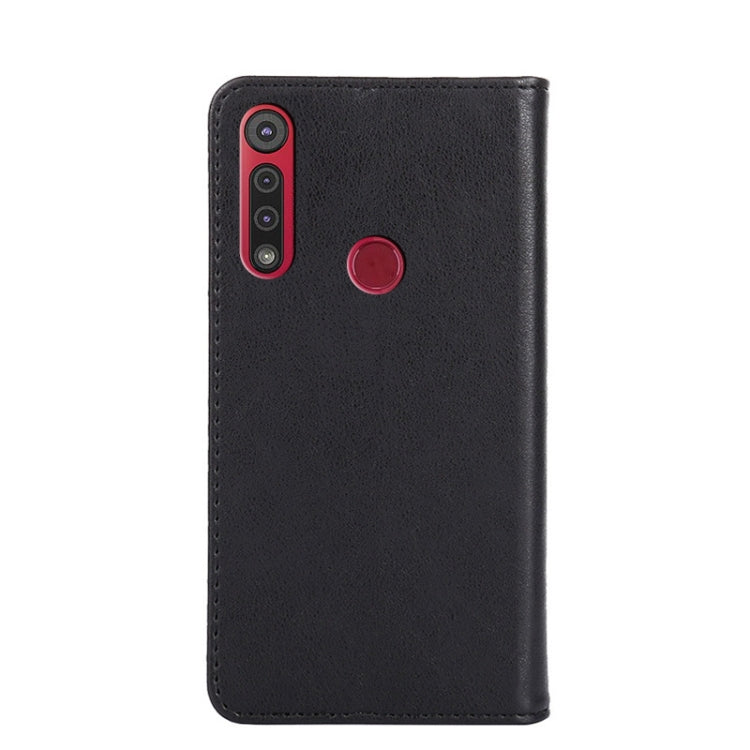 For Motorola Moto G8 Play / One Macro Non-Magnetic Retro Texture Horizontal Flip Leather Case with Holder & Card Slots & Wallet