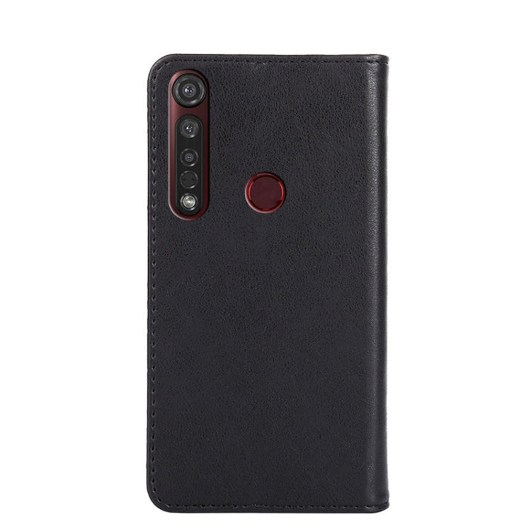 For Motorola Moto G8 Plus Non-Magnetic Retro Texture Horizontal Flip Leather Case with Holder & Card Slots & Wallet