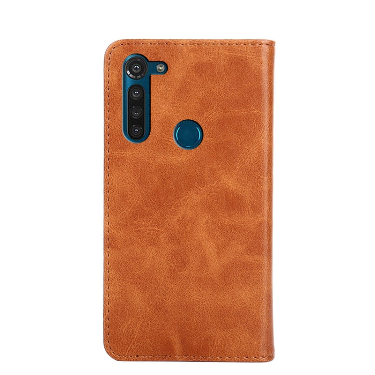 For Motorola Moto G8 Power Non-Magnetic Retro Texture Horizontal Flip Leather Case with Holder & Card Slots & Wallet