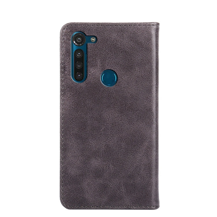 For Motorola Moto G8 Power Non-Magnetic Retro Texture Horizontal Flip Leather Case with Holder & Card Slots & Wallet