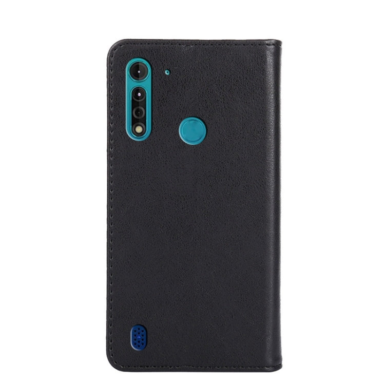 For Motorola Moto G8 Power Lite Non-Magnetic Retro Texture Horizontal Flip Leather Case with Holder & Card Slots & Wallet