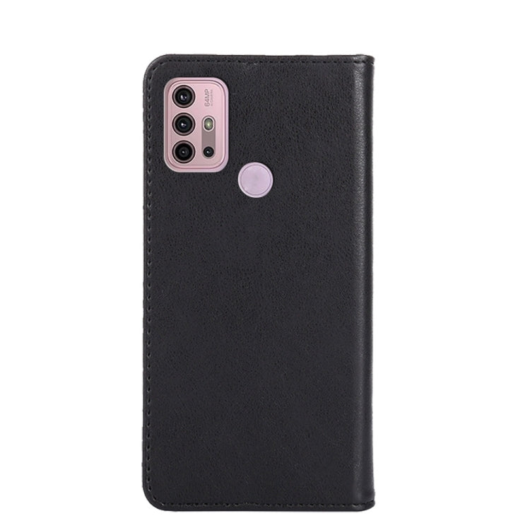 For Motorola Moto G30 Non-Magnetic Retro Texture Horizontal Flip Leather Case with Holder & Card Slots & Wallet