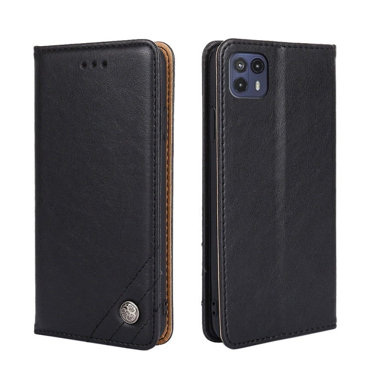 For Motorola Moto G50 5G Non-Magnetic Retro Texture Horizontal Flip Leather Case with Holder & Card Slots & Wallet