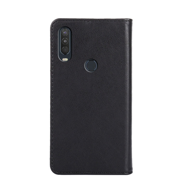 For Motorola Moto One Action Non-Magnetic Retro Texture Horizontal Flip Leather Case with Holder & Card Slots & Wallet