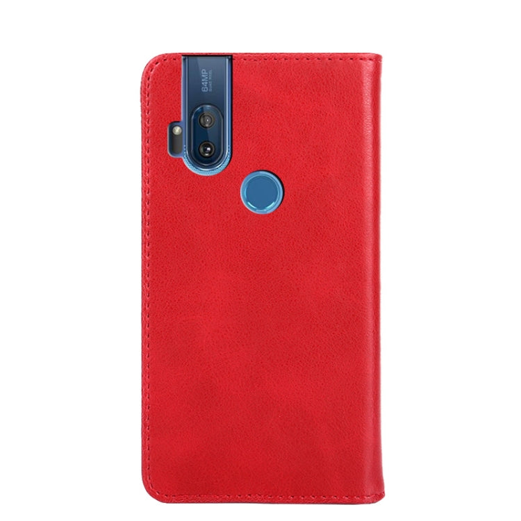 For Motorola Moto One Hyper Non-Magnetic Retro Texture Horizontal Flip Leather Case with Holder & Card Slots & Wallet