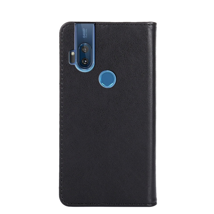 For Motorola Moto One Hyper Non-Magnetic Retro Texture Horizontal Flip Leather Case with Holder & Card Slots & Wallet