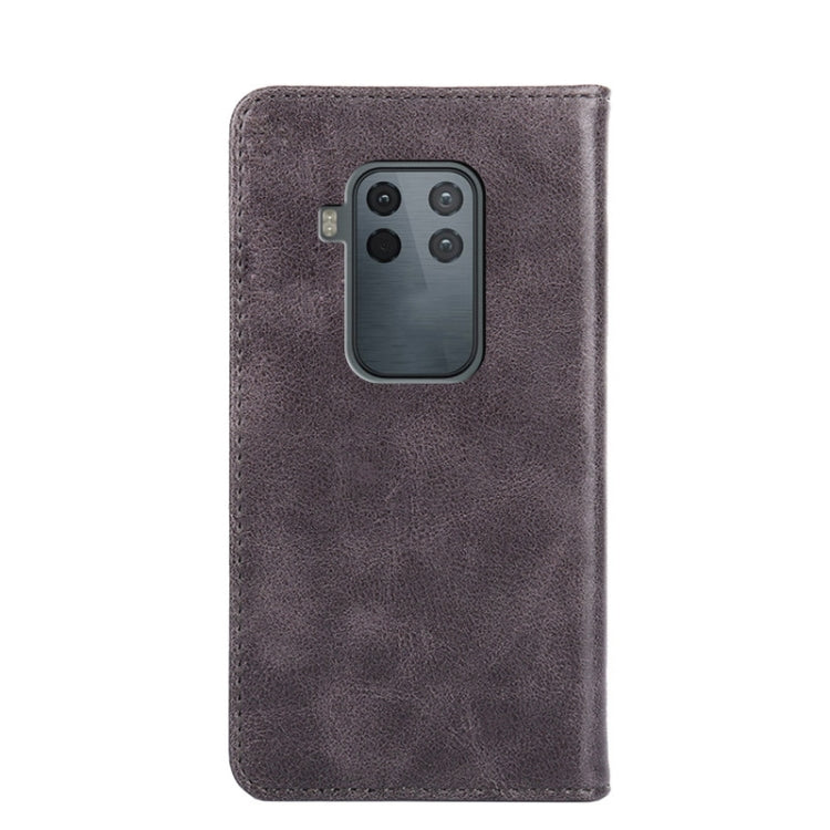 For Motorola Moto One Zoom / One Pro Non-Magnetic Retro Texture Horizontal Flip Leather Case with Holder & Card Slots & Wallet