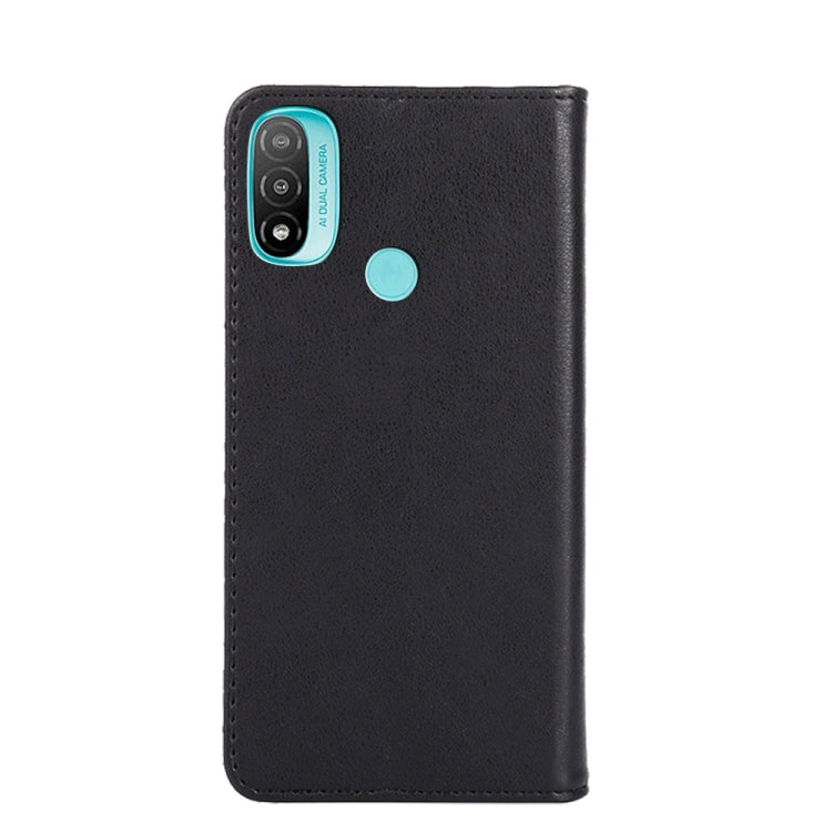 For Motorola Moto E20 Non-Magnetic Retro Texture Horizontal Flip Leather Case with Holder & Card Slots & Wallet