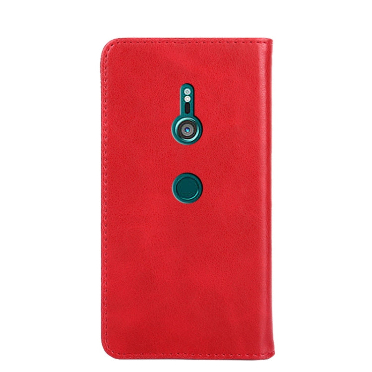 For Sony Xperia XZ3 Non-Magnetic Retro Texture Leather Phone Case