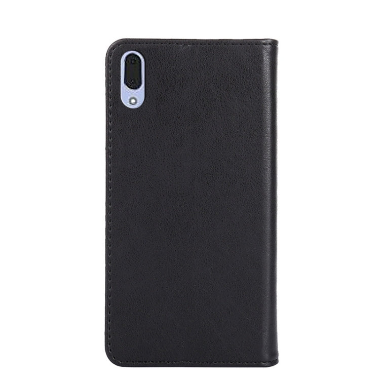 For Sony Xperia L3 Non-Magnetic Retro Texture Leather Phone Case
