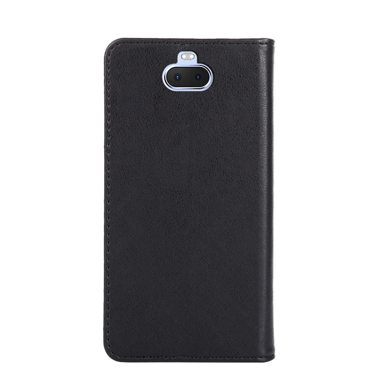 For Sony Xperia 10 Non-Magnetic Retro Texture Leather Phone Case