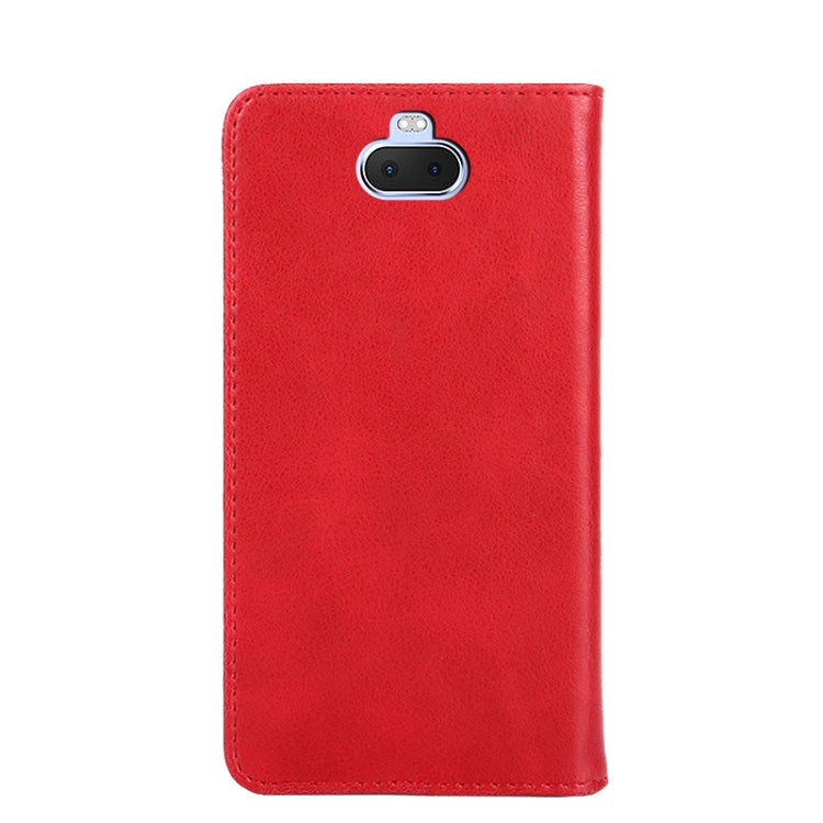 For Sony Xperia 10 Non-Magnetic Retro Texture Leather Phone Case