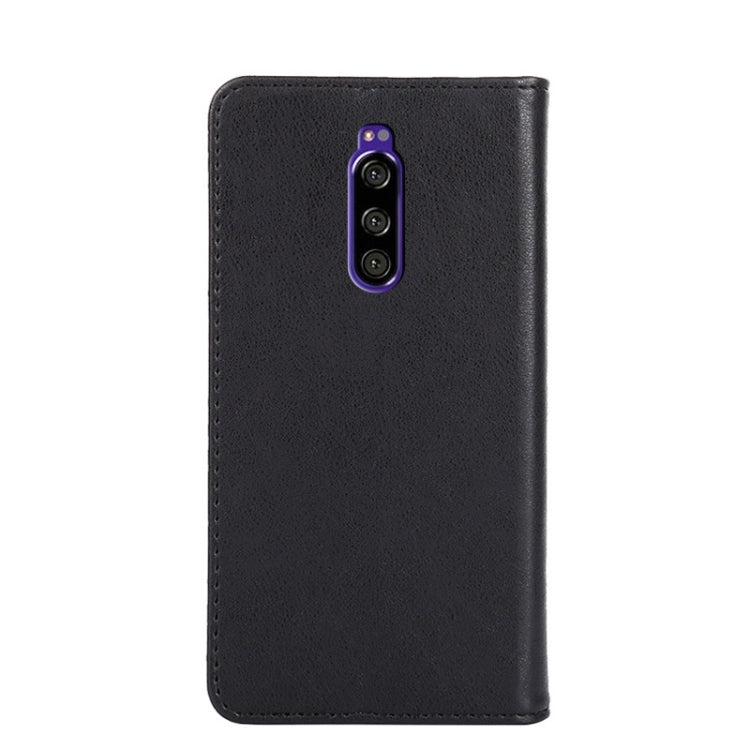 For Sony Xperia 1 Non-Magnetic Retro Texture Leather Phone Case