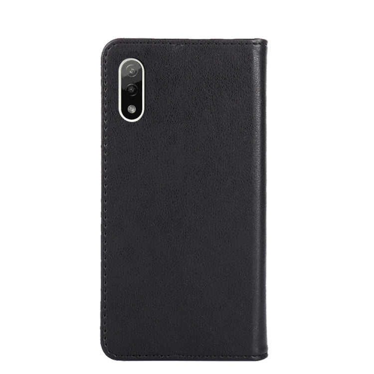 For Sony Xperia ACE II Non-Magnetic Retro Texture Leather Phone Case