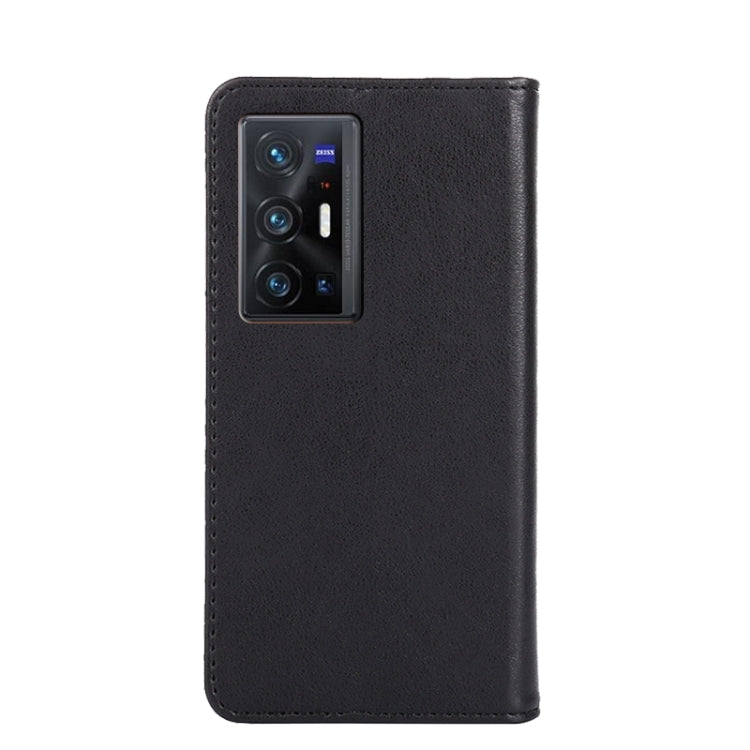 For vivo X70 Pro+ Non-Magnetic Retro Texture Leather Phone Case