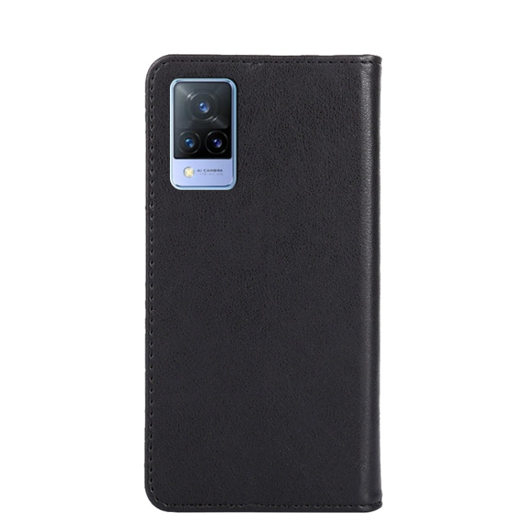 For vivo V21 5G / 4G Non-Magnetic Retro Texture Leather Phone Case