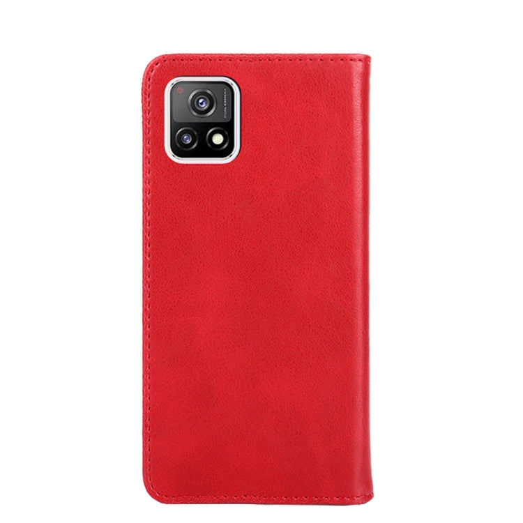 For vivo Y52s 5G Non-Magnetic Retro Texture Leather Phone Case