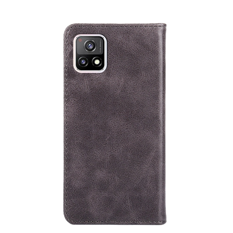 For vivo Y52s 5G Non-Magnetic Retro Texture Leather Phone Case