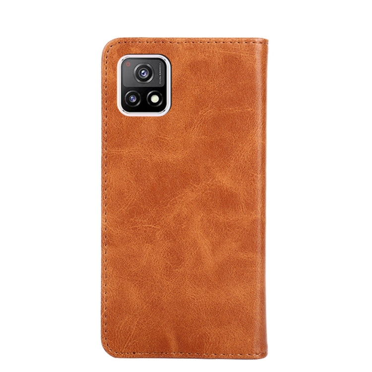 For vivo Y52s 5G Non-Magnetic Retro Texture Leather Phone Case