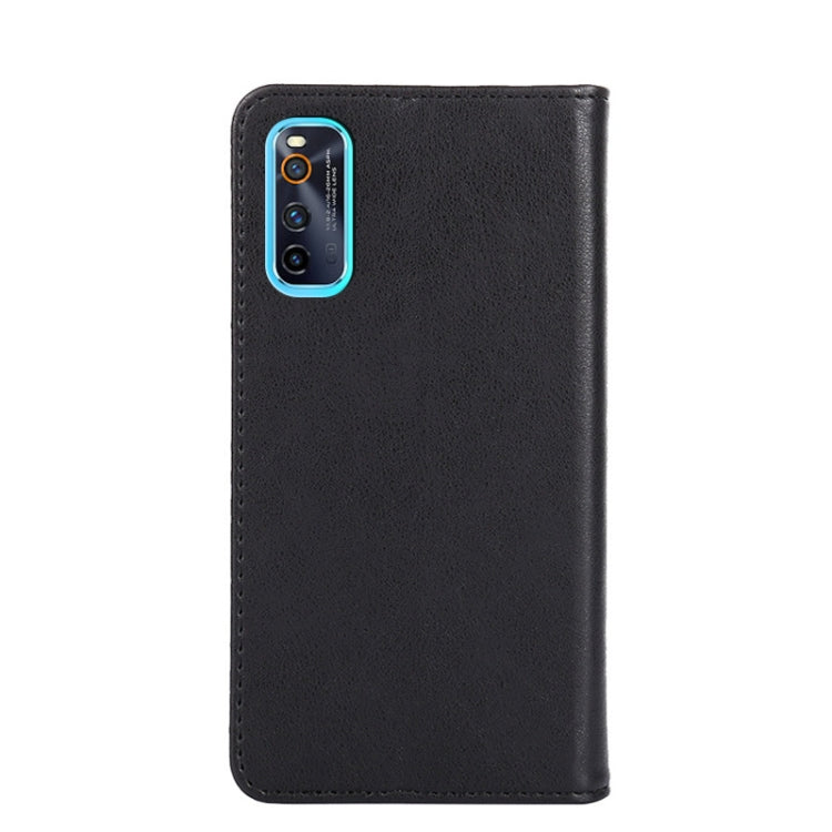 For vivo iQOO Neo3 5G Non-Magnetic Retro Texture Leather Phone Case