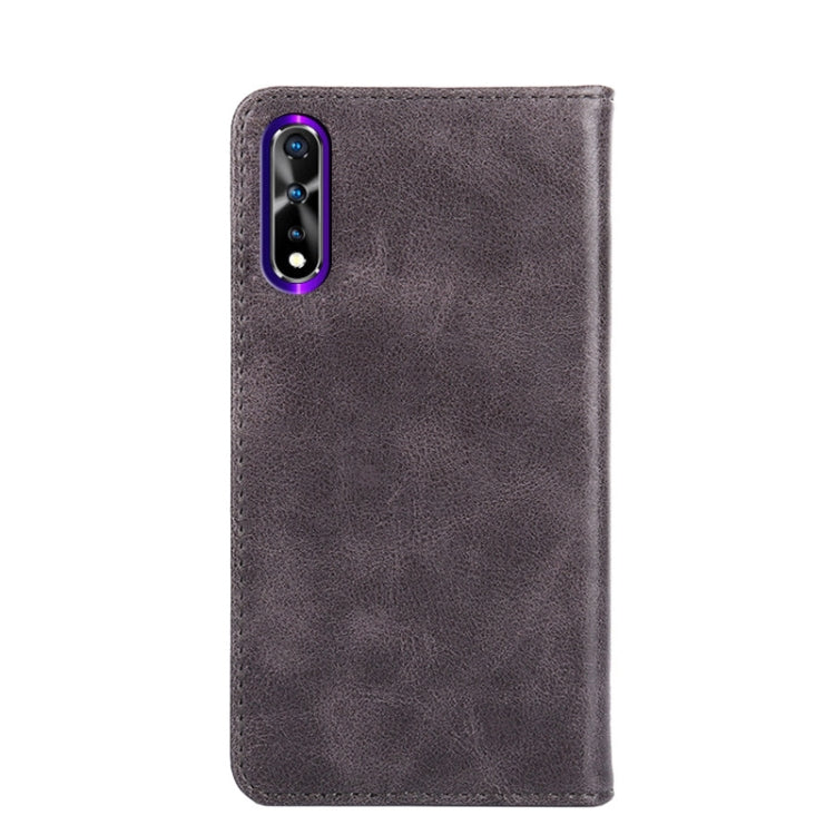 For vivo iQOO Neo Non-Magnetic Retro Texture Leather Phone Case