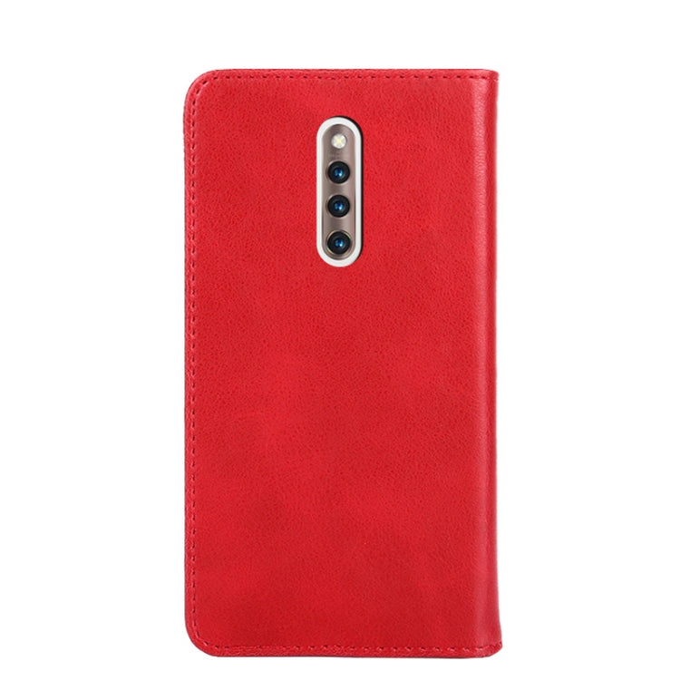 For vivo X27 Pro Non-Magnetic Retro Texture Leather Phone Case