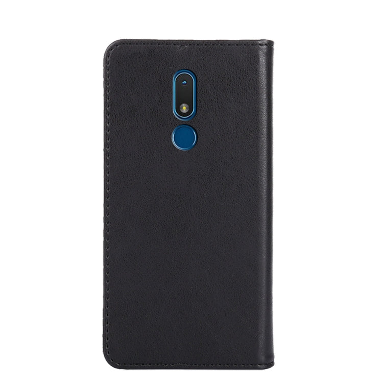 For Nokia C3 Non-Magnetic Retro Texture Horizontal Flip Leather Phone Case