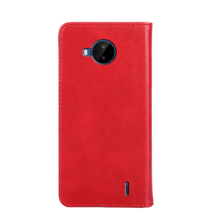 For Nokia C20 Plus Non-Magnetic Retro Texture Horizontal Flip Leather Phone Case