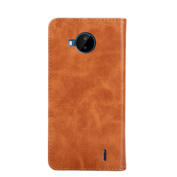 For Nokia C20 Plus Non-Magnetic Retro Texture Horizontal Flip Leather Phone Case