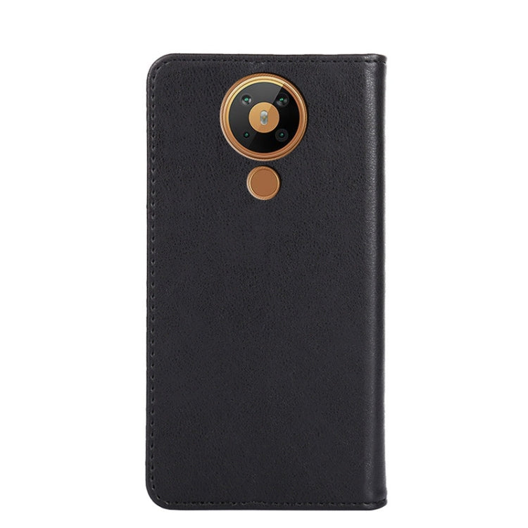 For Nokia 5.3 Non-Magnetic Retro Texture Horizontal Flip Leather Phone Case