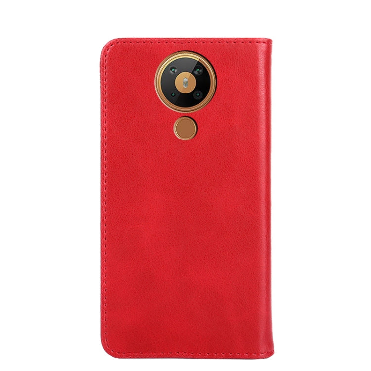 For Nokia 5.3 Non-Magnetic Retro Texture Horizontal Flip Leather Phone Case