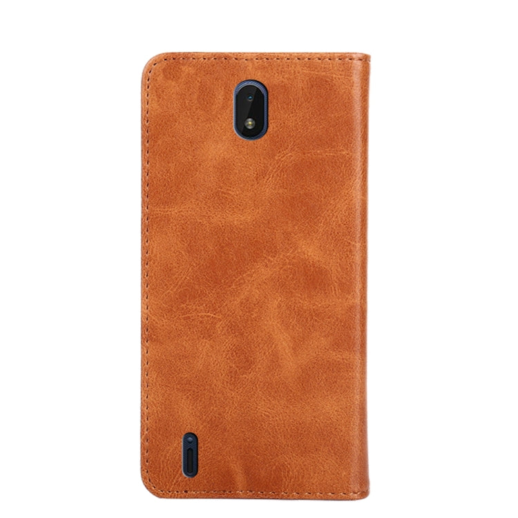 For Nokia C01 Plus / C1 2nd Edition Non-Magnetic Retro Texture Horizontal Flip Leather Phone Case