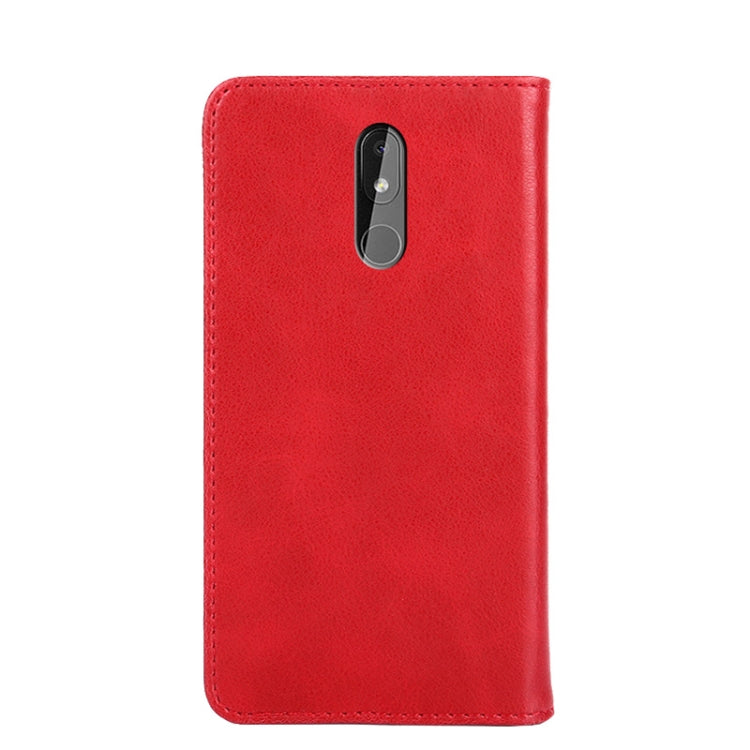 For Nokia 3.2 Non-Magnetic Retro Texture Horizontal Flip Leather Phone Case