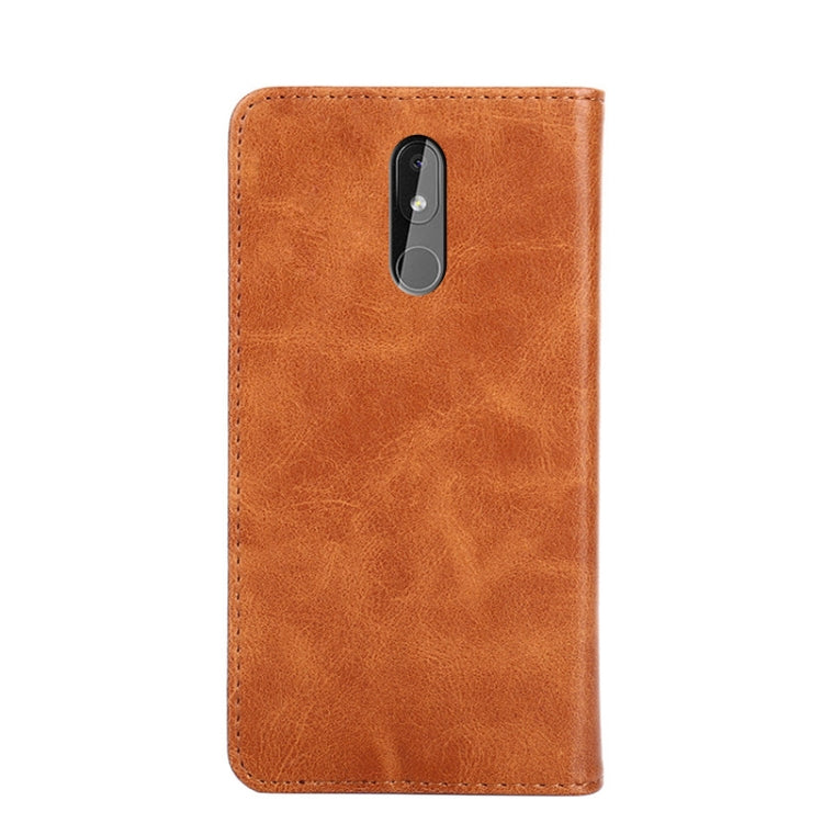 For Nokia 3.2 Non-Magnetic Retro Texture Horizontal Flip Leather Phone Case