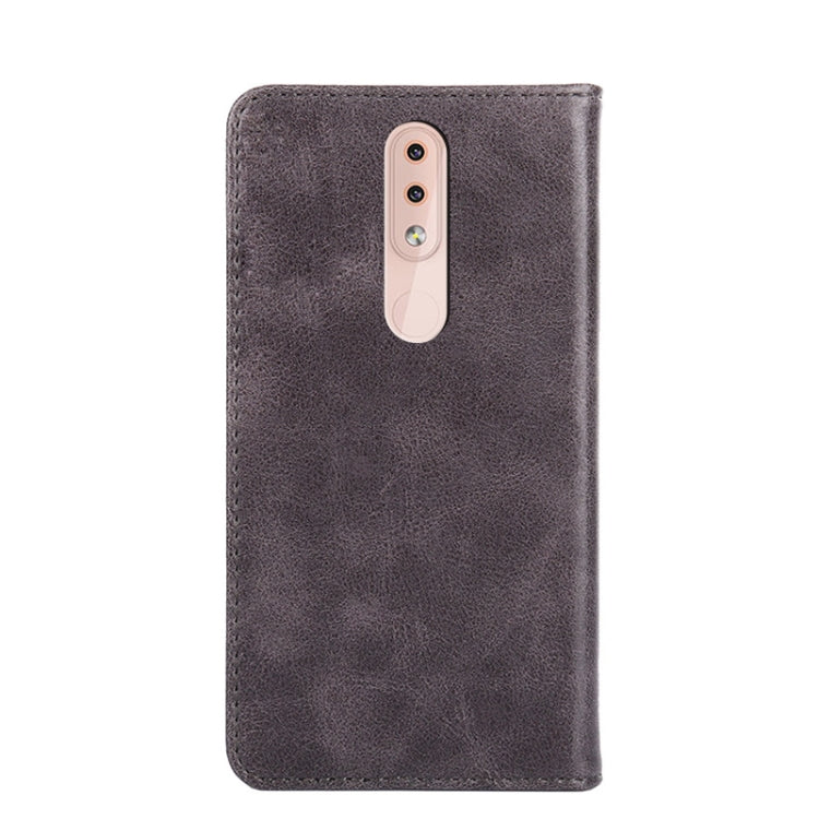 For Nokia 4.2 Non-Magnetic Retro Texture Horizontal Flip Leather Phone Case