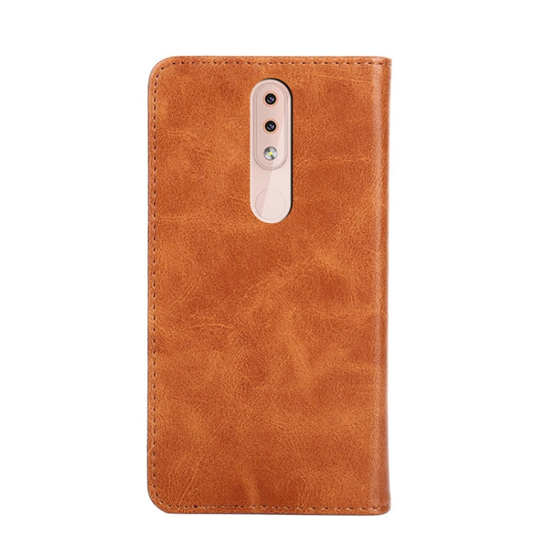 For Nokia 4.2 Non-Magnetic Retro Texture Horizontal Flip Leather Phone Case