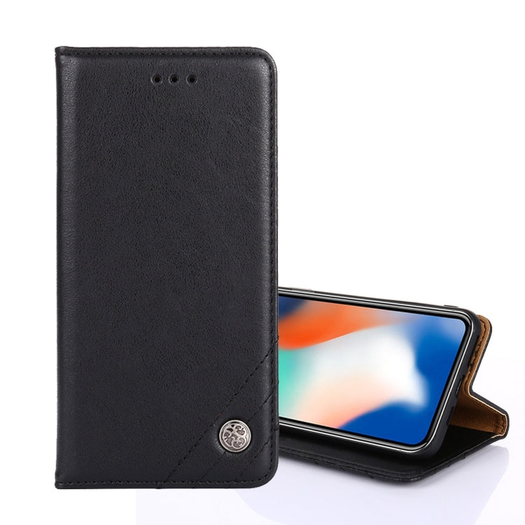 For Nokia 8.1 Plus / X71 Non-Magnetic Retro Texture Horizontal Flip Leather Phone Case
