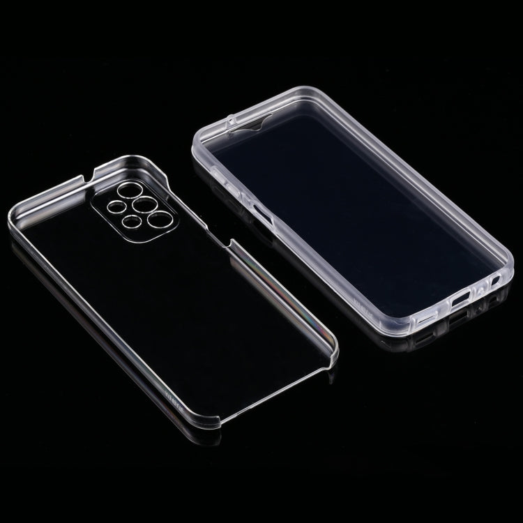 For Samsung Galaxy A13 4G PC+TPU Double-Sided All-Inclusive Transparent Phone Case