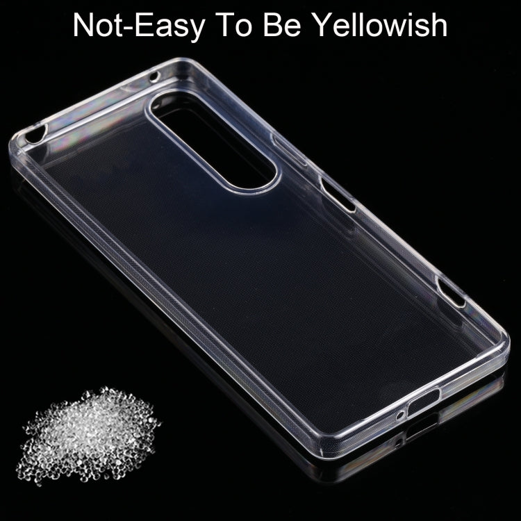 For Sony Xperia 1 IV 0.75mm Ultra-thin Transparent TPU Phone Case